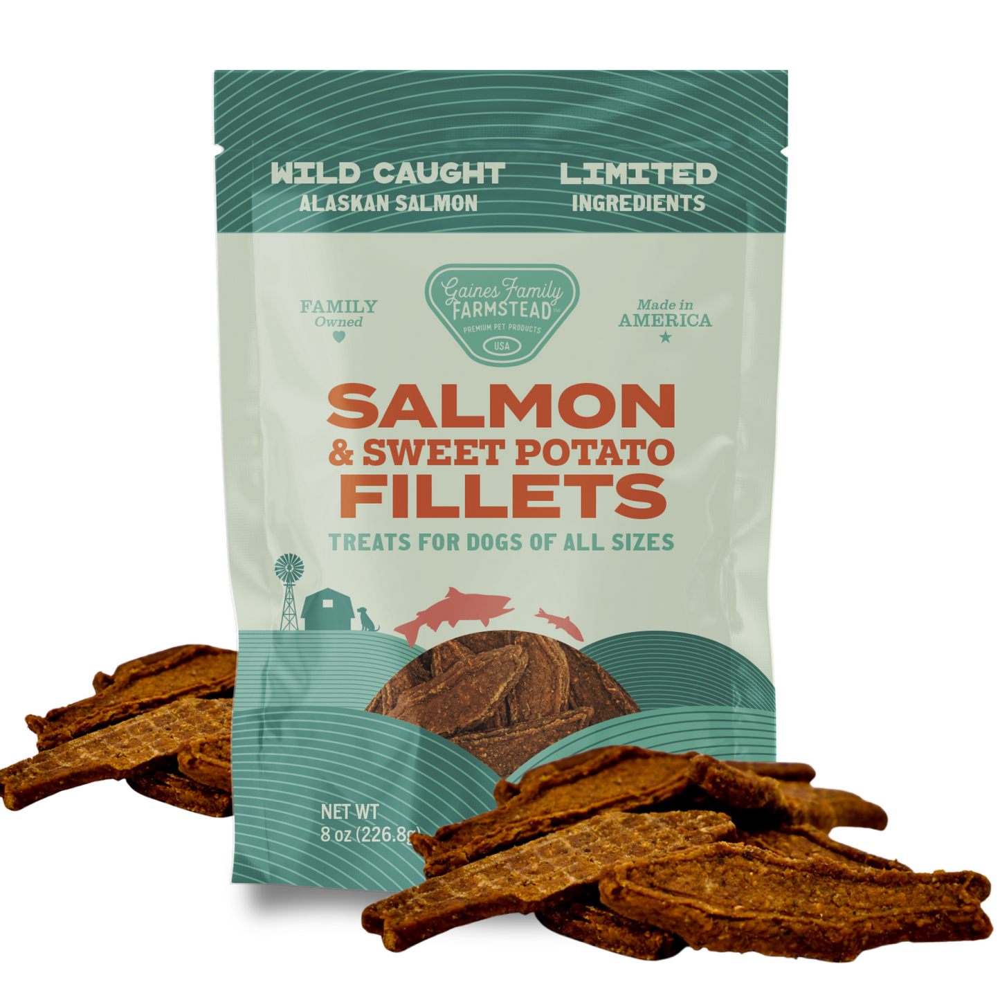 Salmon and Sweet Potato Fillets