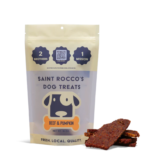 Saint Rocco's Dog Treats: Beef & Pumpkin