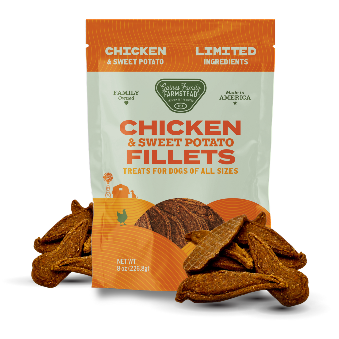 Chicken and Sweet Potato Fillets