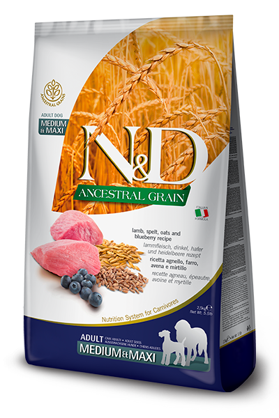 Farmina Ancestral Grains Lamb Blueberry Dog Food