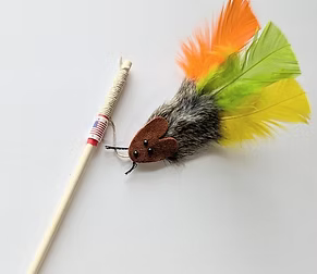 Runaway Rosie Teaser Wand with Feathers