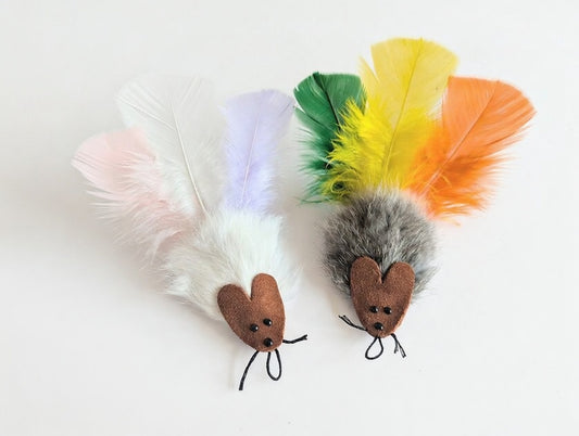 Wand Replacements Runaway Rosie the Rat with Feathers